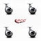 Service Caster 2.5 Inch Bright Chrome Metal Ball Caster - Top Plate -, 4PK SCC-TP01S25-DCS-BC-4 - alternate 3